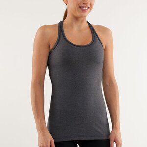 Lululemon Cool Racerback Ruffle Tank Grey Small